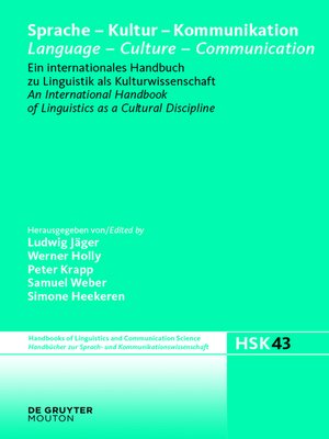 cover image of Sprache--Kultur--Kommunikation / Language--Culture--Communication
